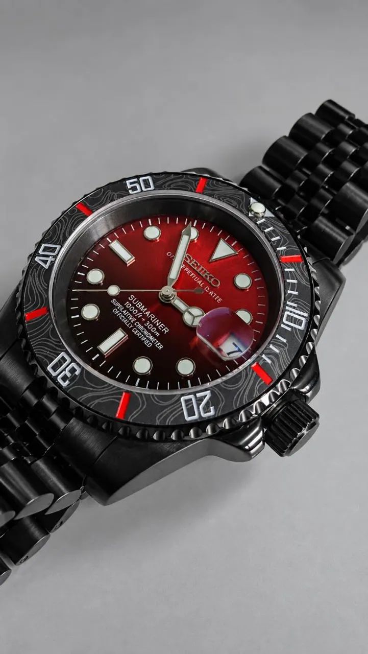 Seiko Mod Submariner Automático NH35 - Foto 2