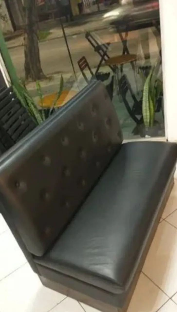Sofá booth para bares, restaurantes ou hamburguerias  - Foto 4