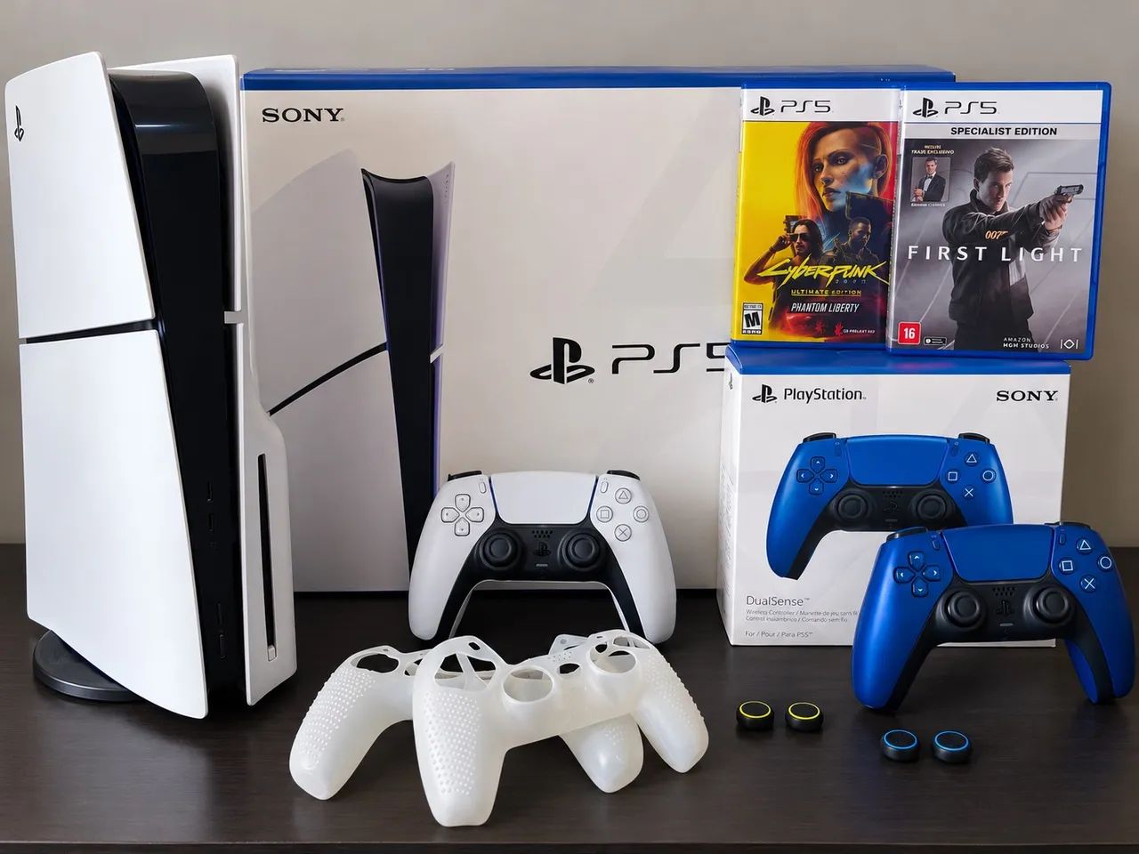 PS5 Slim 1TB COM LEITOR