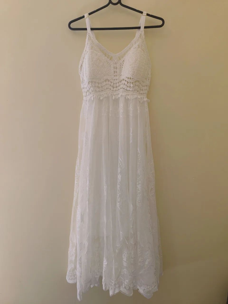 Vestido branco longo P - Foto 3