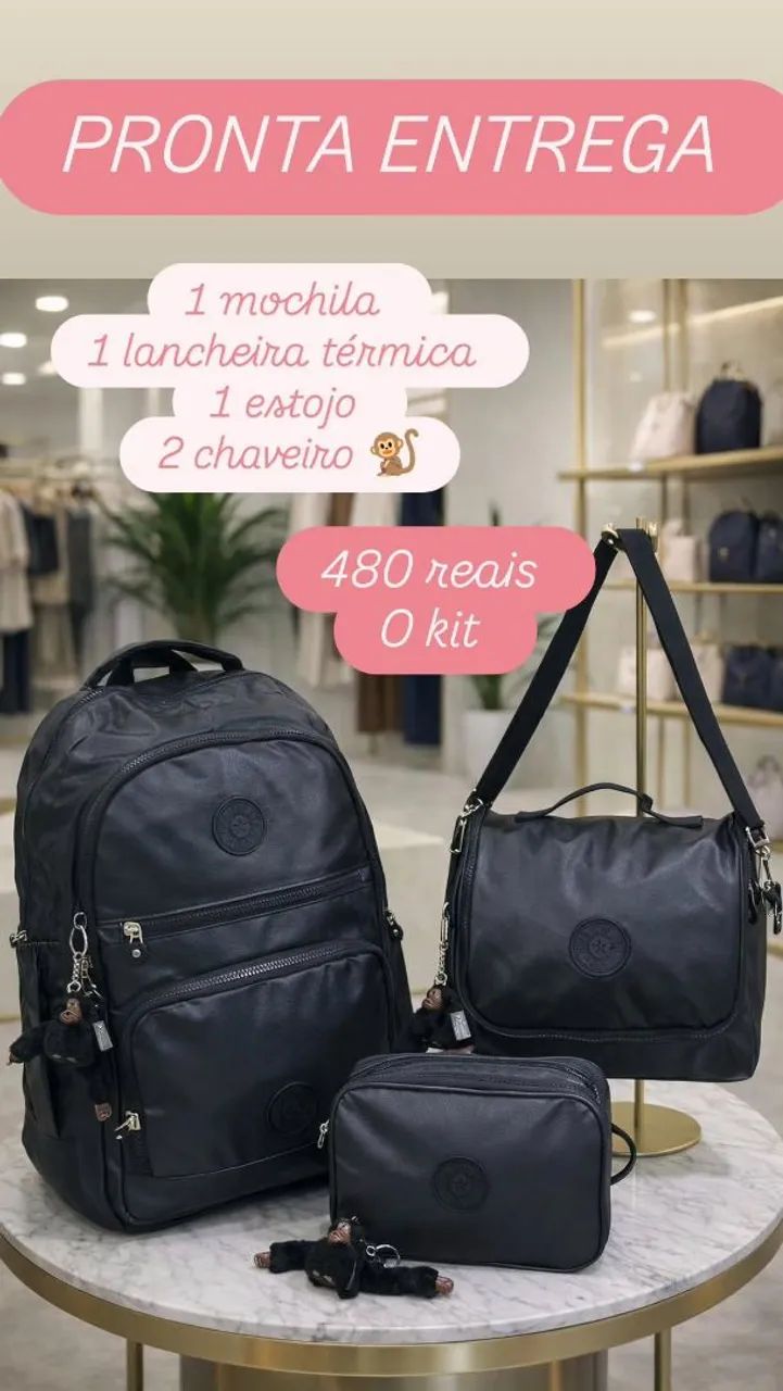 Kit escolar mochila 