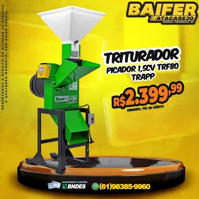Triturador Picador 1,5Cv Trf80 Trapp
