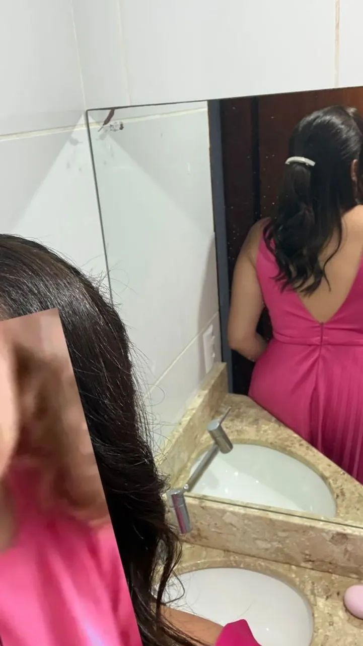 Vestido de madrinha rosa - Foto 4