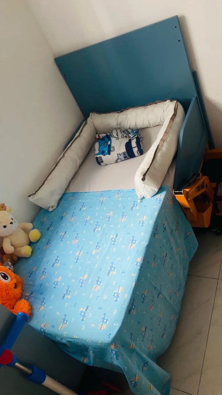 Berço/Cama azul  - Foto 3