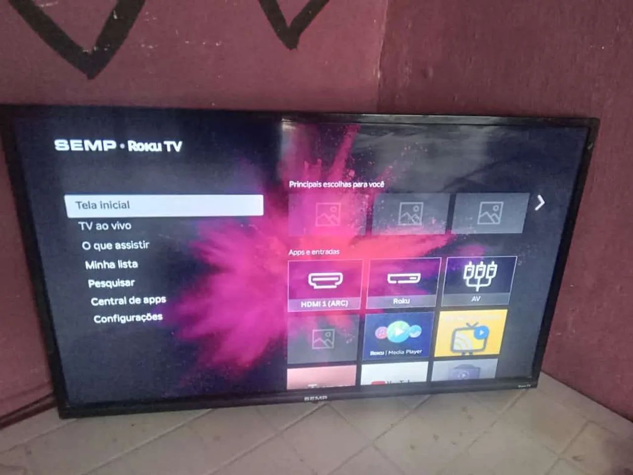 Smart TV SEMP TLC 32" RokuTV