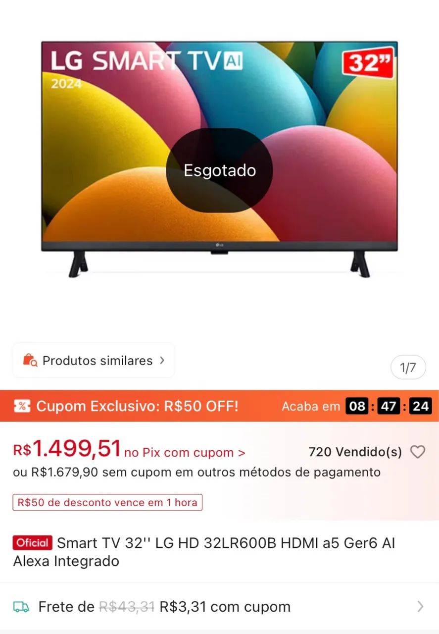 Smart tv 32 LG - Foto 3