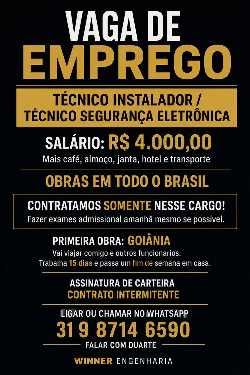 Vaga de emprego