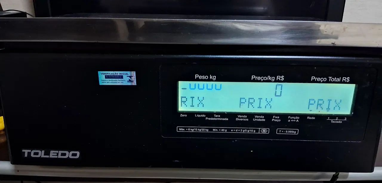 Balança prix4 due 30kg, usada em perfeito estado ,, com lacre original Toledo - Foto 4