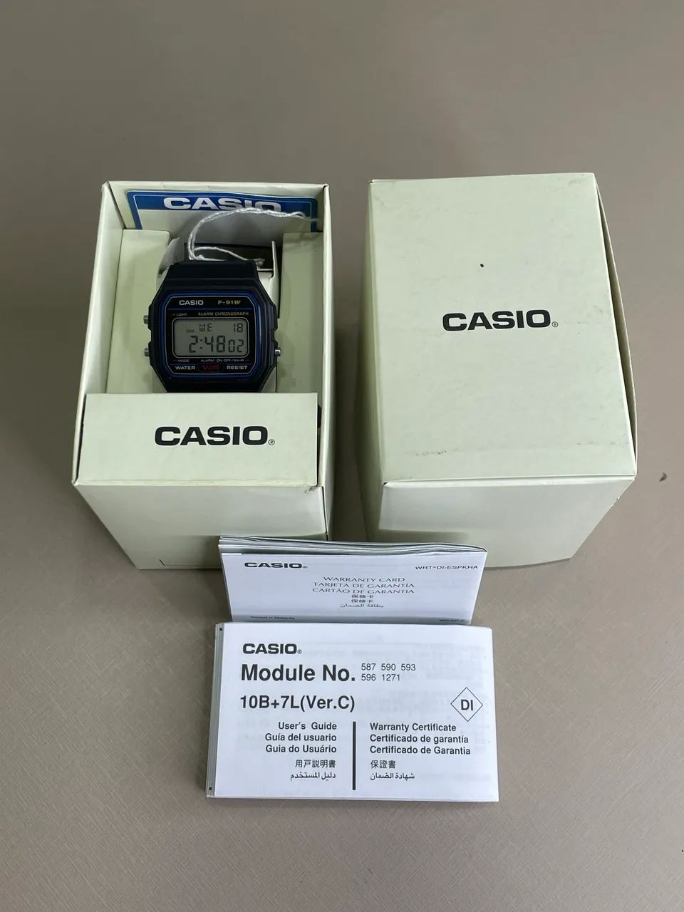 Relógio Digital Casio F91w com nota fiscal  - Foto 5