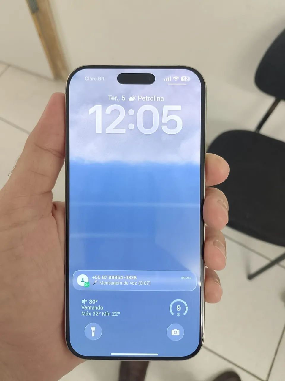 iphone 16 Pro max 512gb バッテリ100% 充放電222回 Apple iPhone 16 Pro Max (512 GB) - Titânio natural | Frete grátis