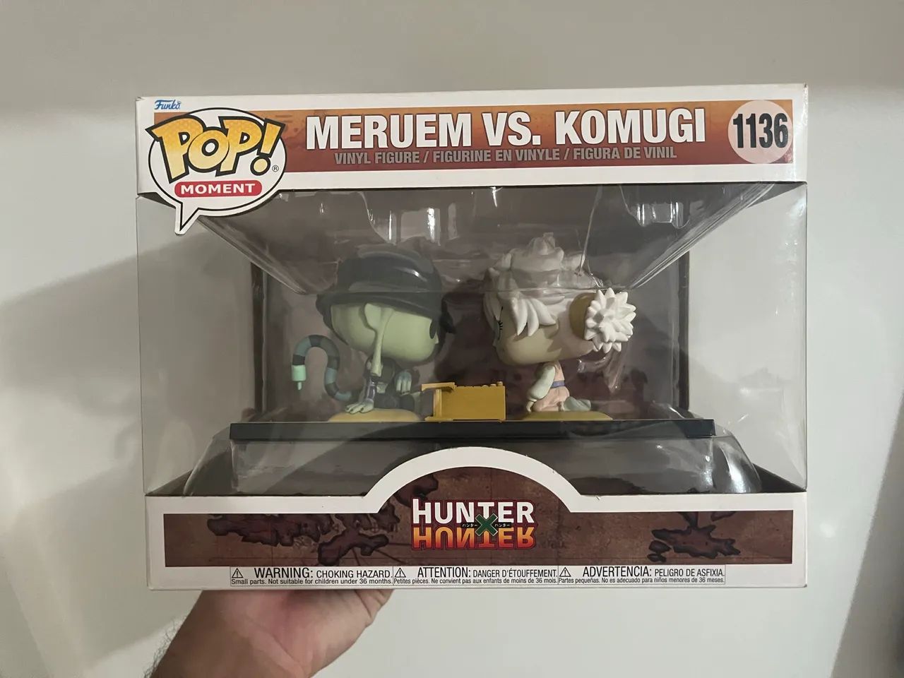 Funko Meruem vs Komugi Moment Hunter x Hunter #1136 Original e com caixa