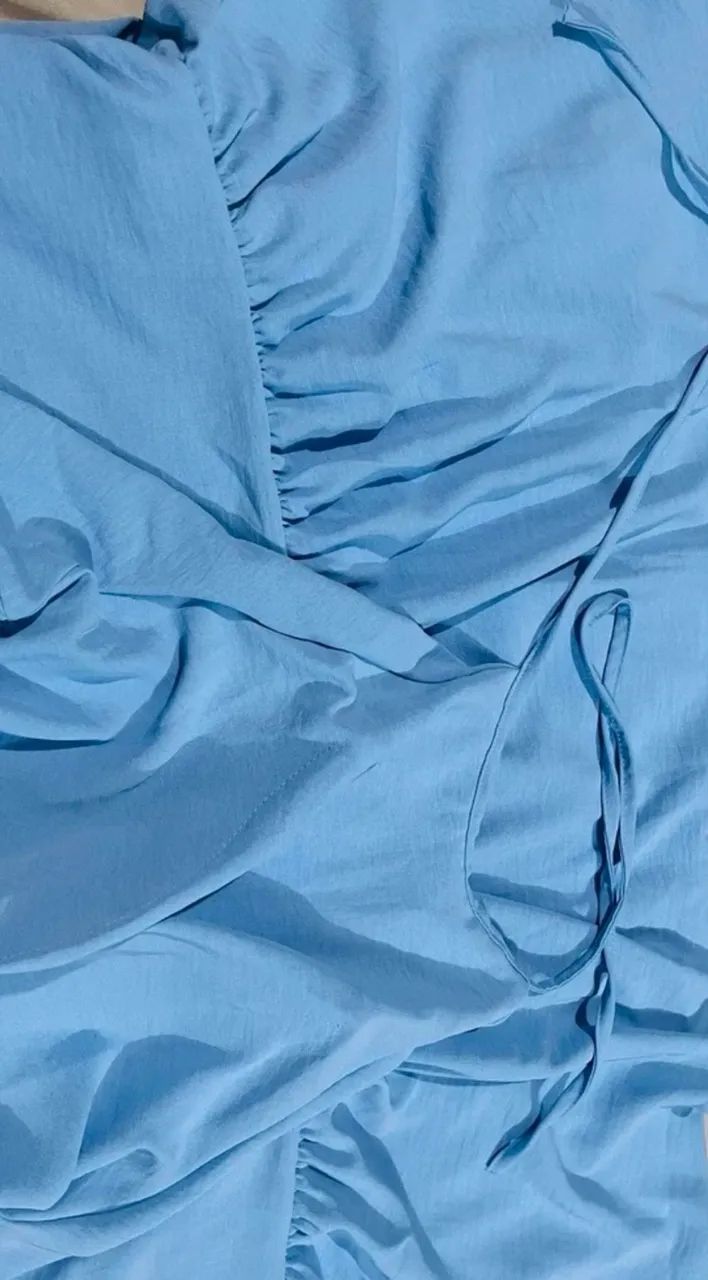 Vestido longo azul bebê ?M? - Foto 3