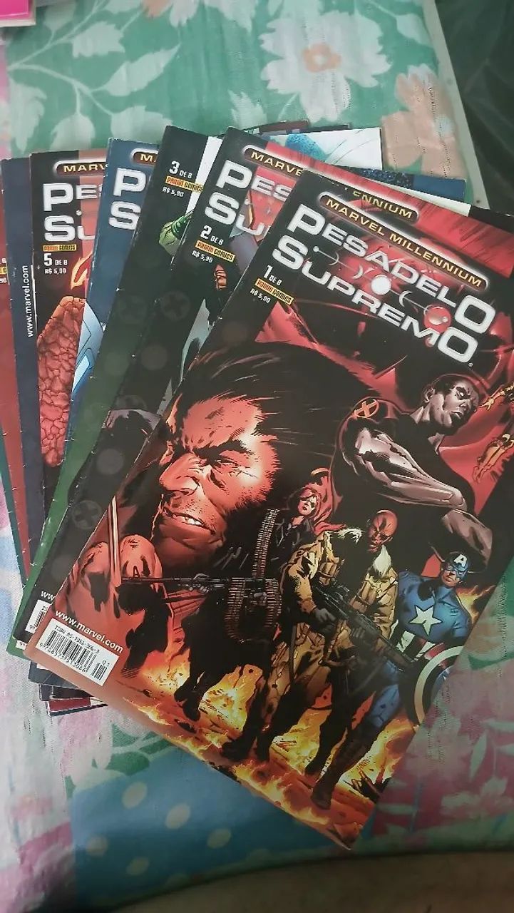 Marvel Millenium - Pesadelo Supremo completo 8 edições 