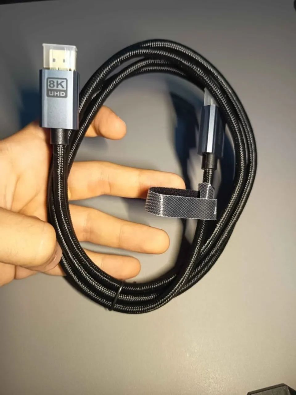 Cabo HDMI 8k de alta velocidade certificado 4K 240Hz OU 8k 60Hz 1,8metros - Foto 3