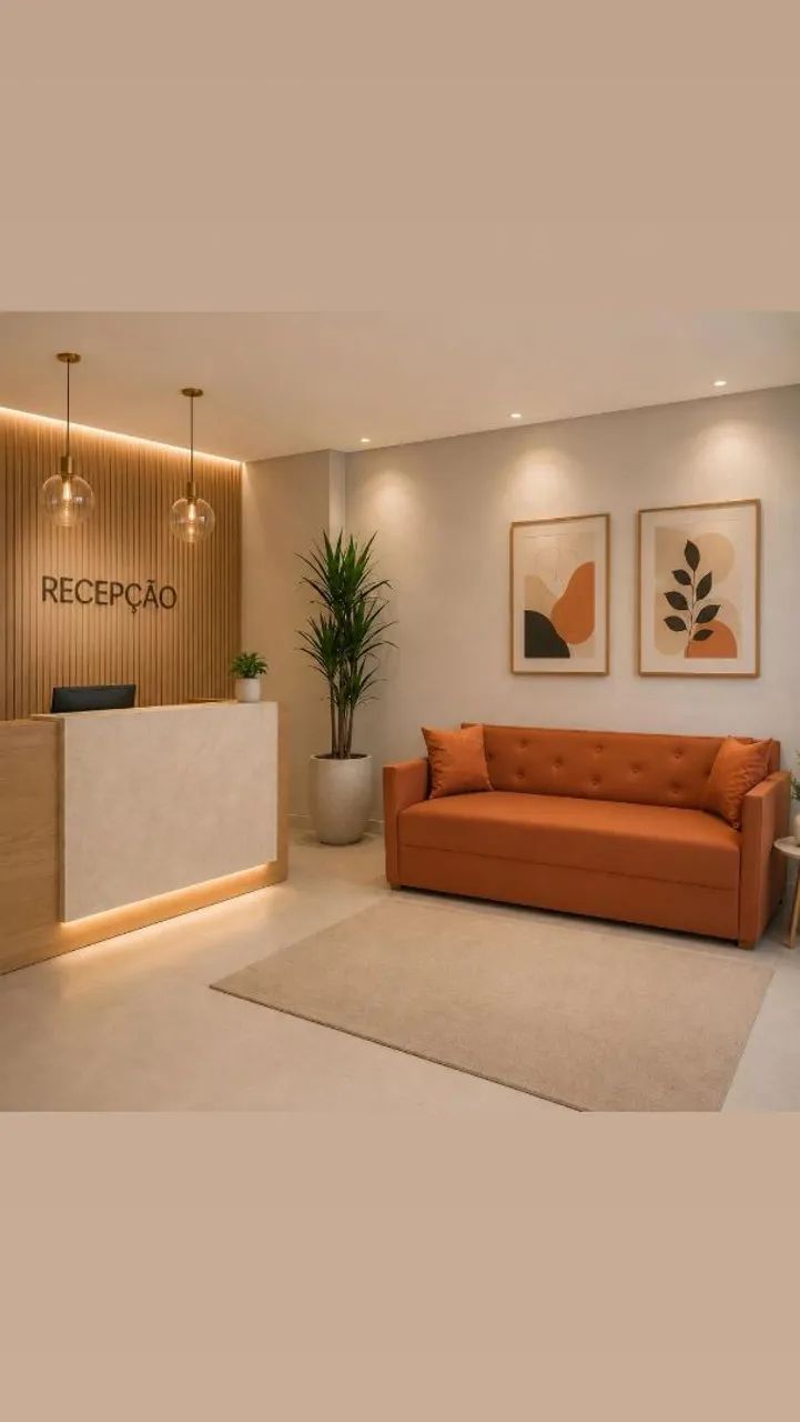 SOFÁ EM CORINO para recepção, Airbnb, residências, ESCOLHA a COR! - Foto 4