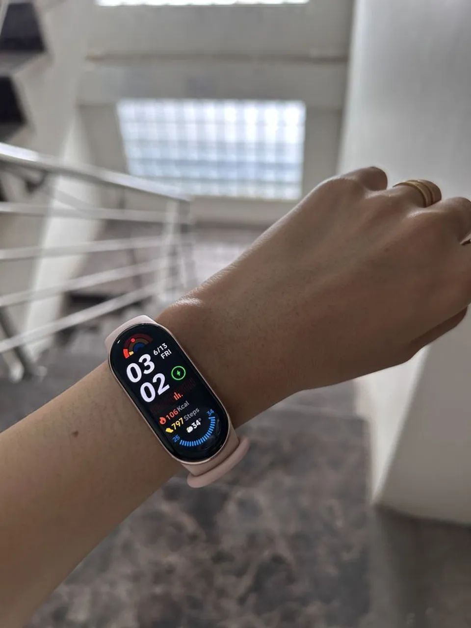 Smartwatch Xiaomi Mi Band 10 Rosa Original AMOLED Bluetooth - Foto 2