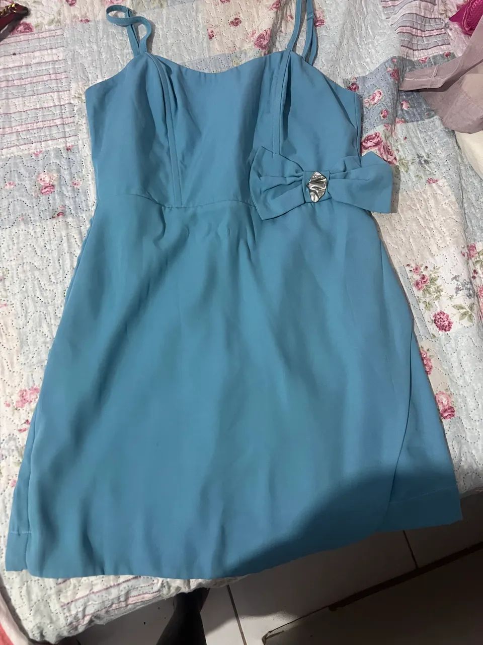 Vestido azul da candy - Foto 2