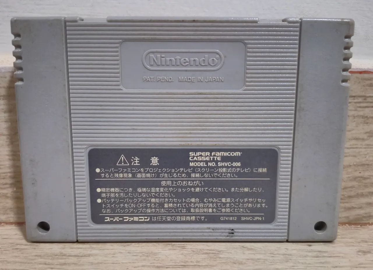 Zero4 Champ RR-Z para o console Super Famicom. Original  - Foto 2