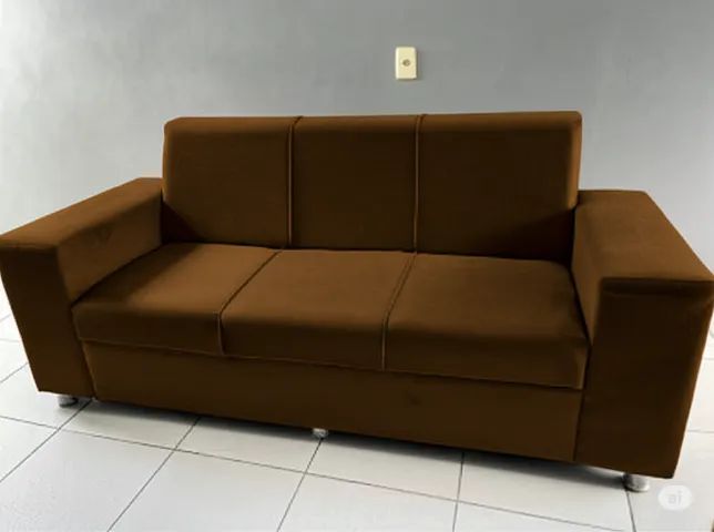 sofá 3 lugares Juruá promoção cores entrega  - Foto 5