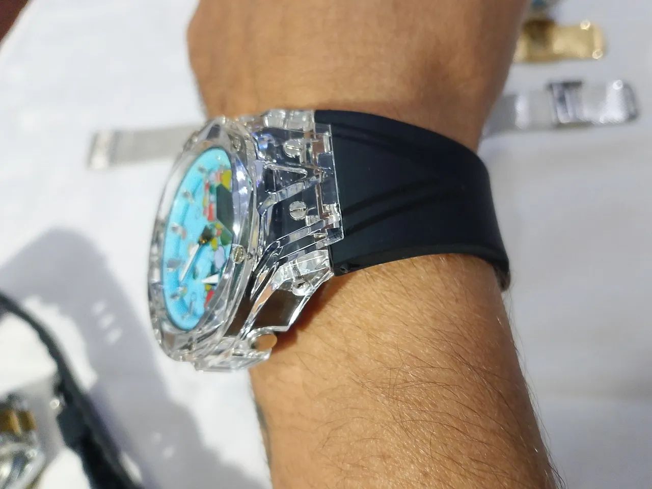 Relógio G-Shock GA-2100 Transparente (estilo CasiOak) - Edição Limitada - Foto 2