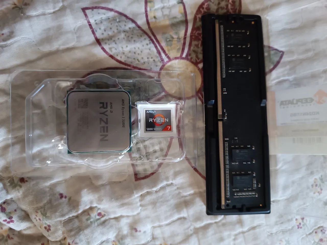 Kit upgrade: Ryzen 3 3200g + memória ram 4 gb ddr4 (computador)