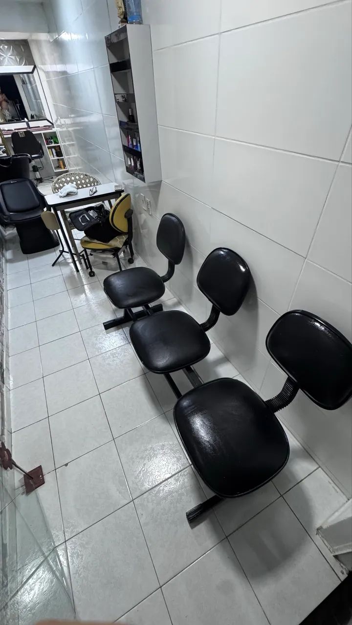 Cadeira 3 lugares para salão  - Foto 2