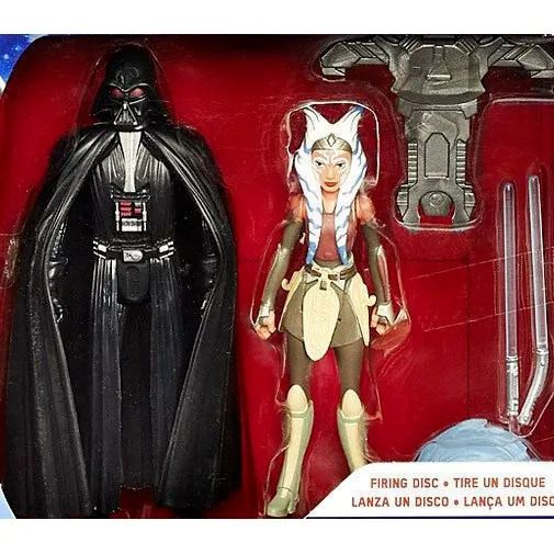 Boneco Star Wars Darth Vader e Ahsoka Tano Original Hasbro Colecionável - Foto 3