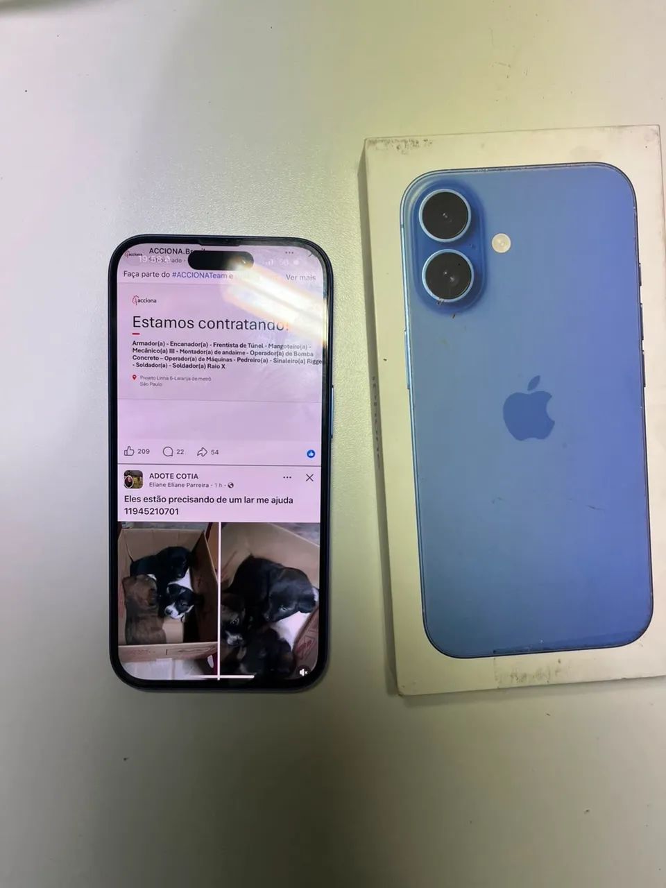 iPhone 16 azul  - Foto 3