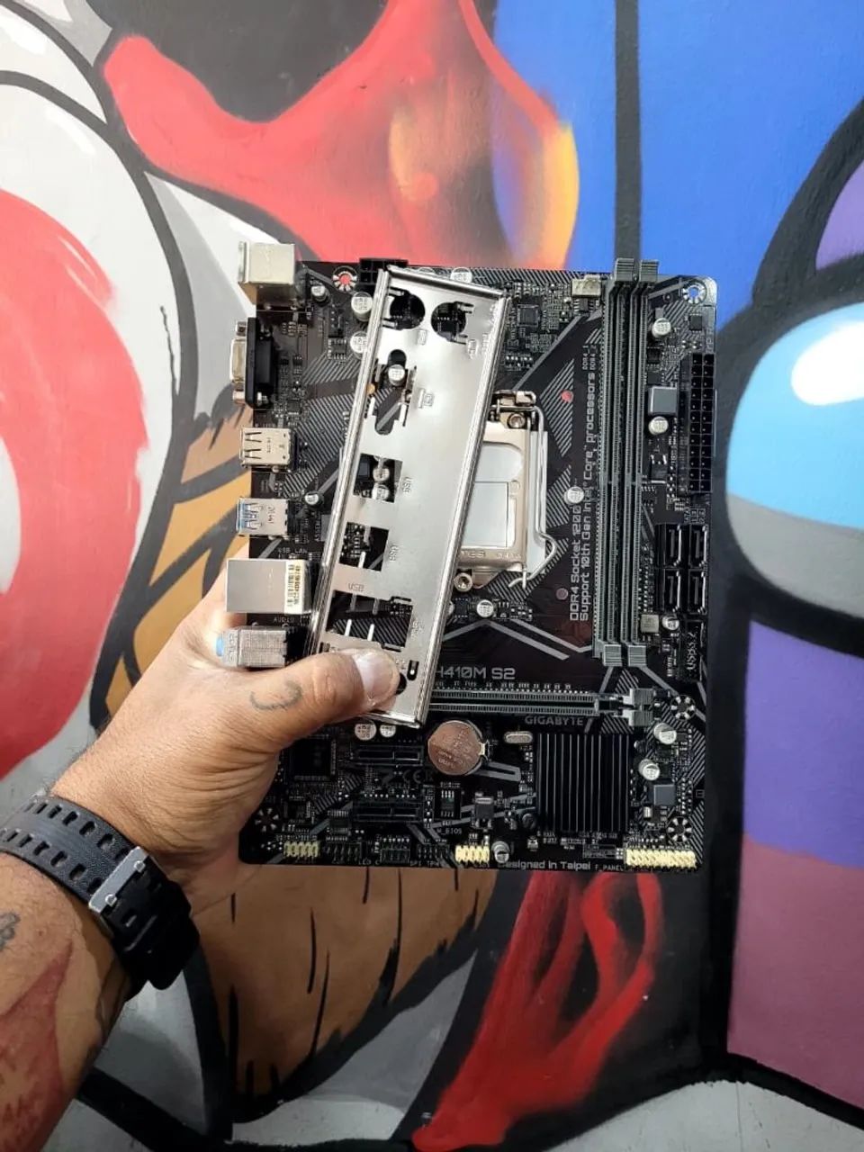 Placa Mãe Gigabyte H410M S2 - Foto 2
