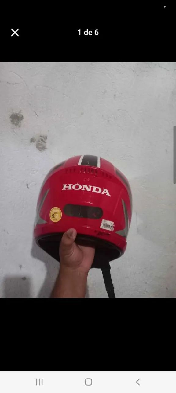 Capacete honda 