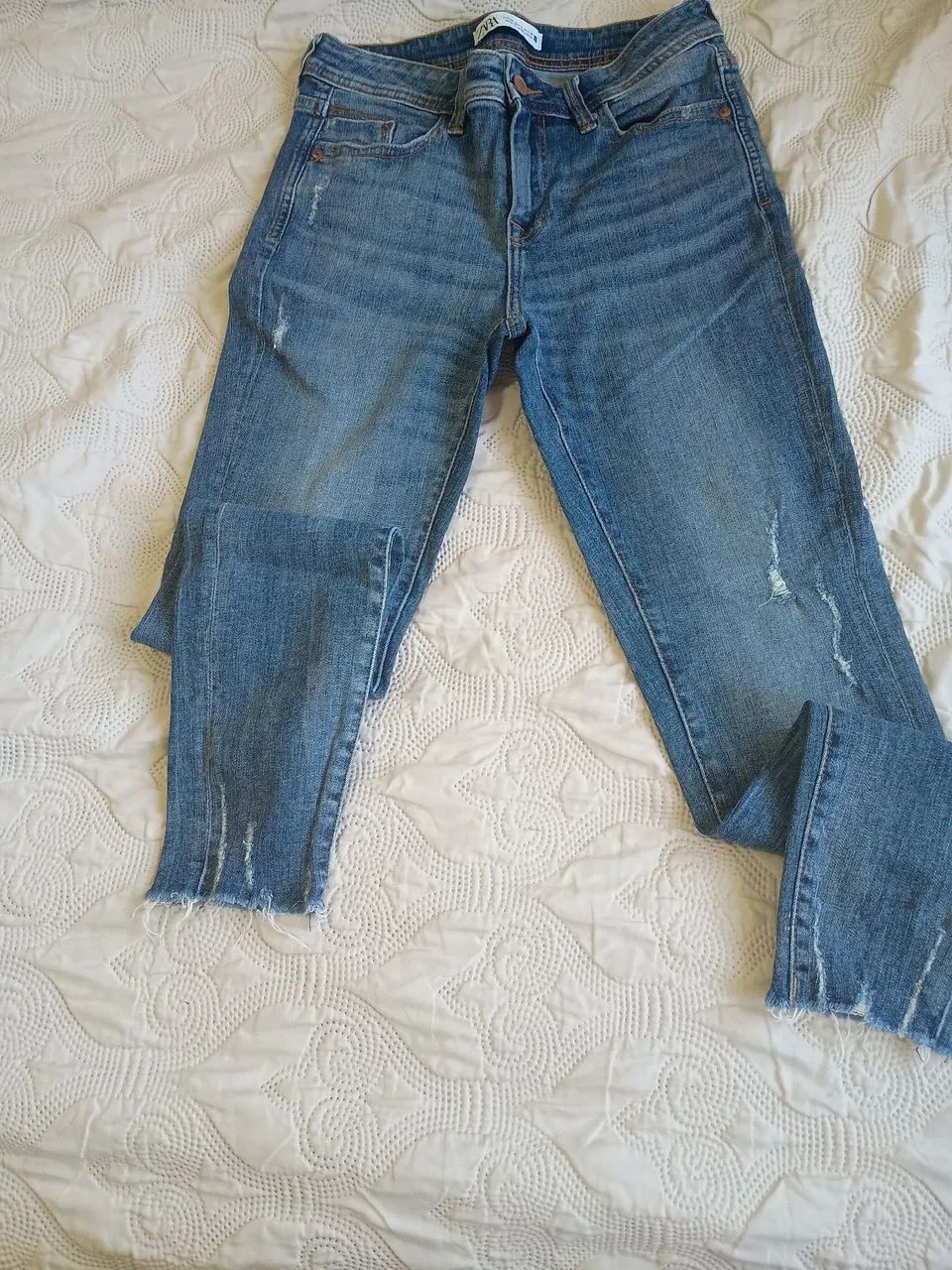 CALÇA JEANS FEMININA ZARA