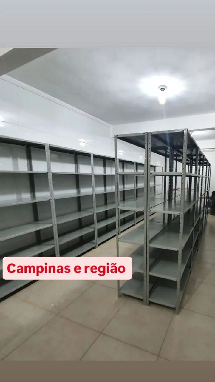 Prateleiras para estoque 