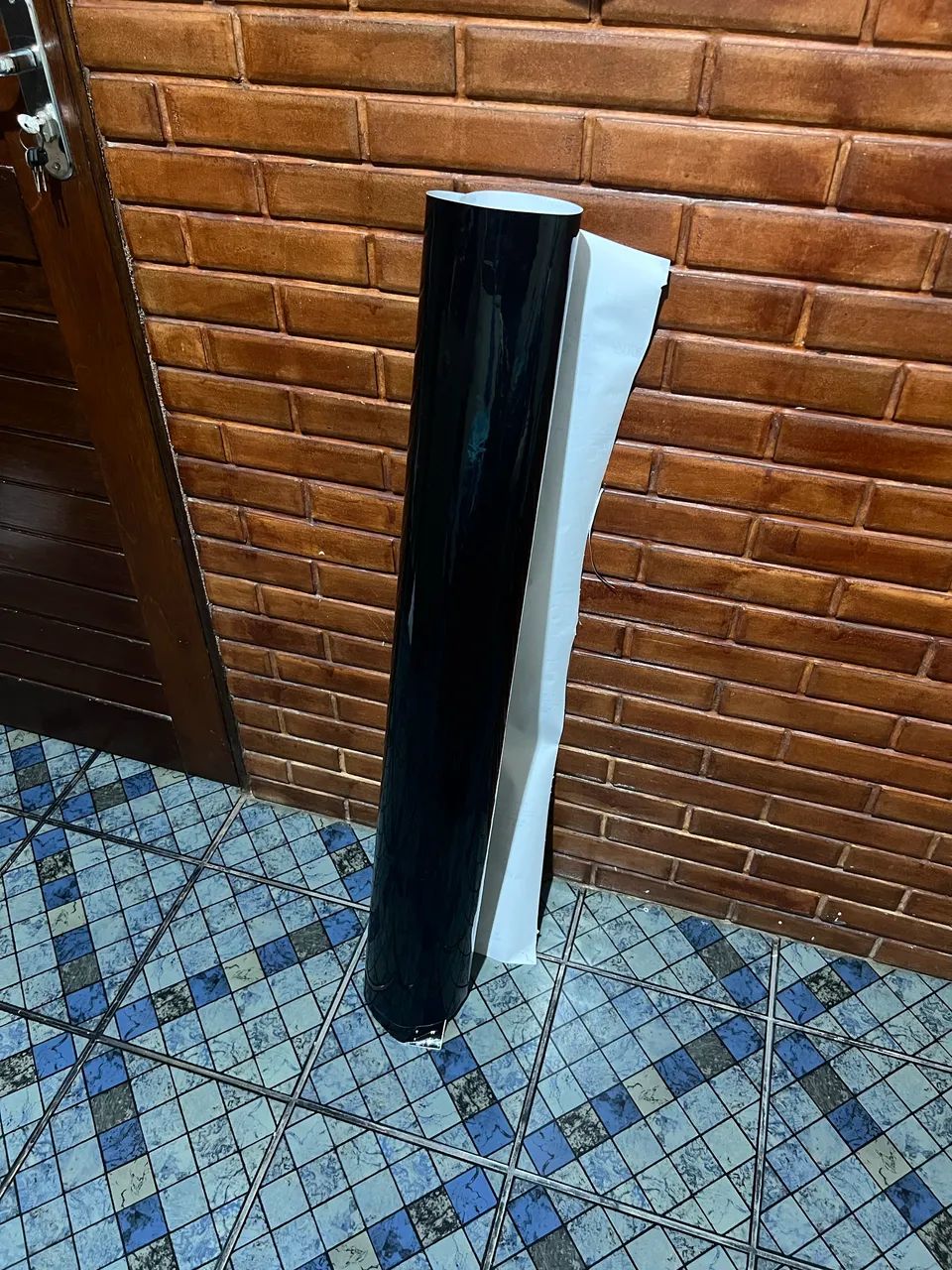 Adesivo plotagem black piano 