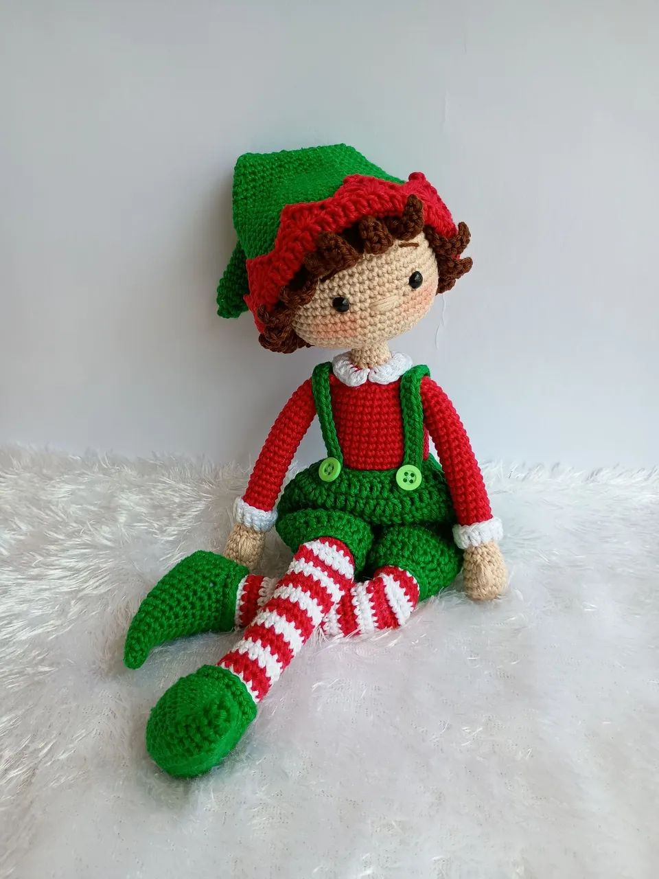 Boneco amigurumi de Natal - Foto 4