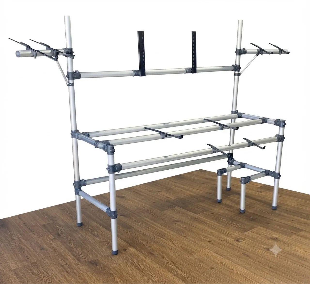 Rack de alumínio para estúdio Titanium