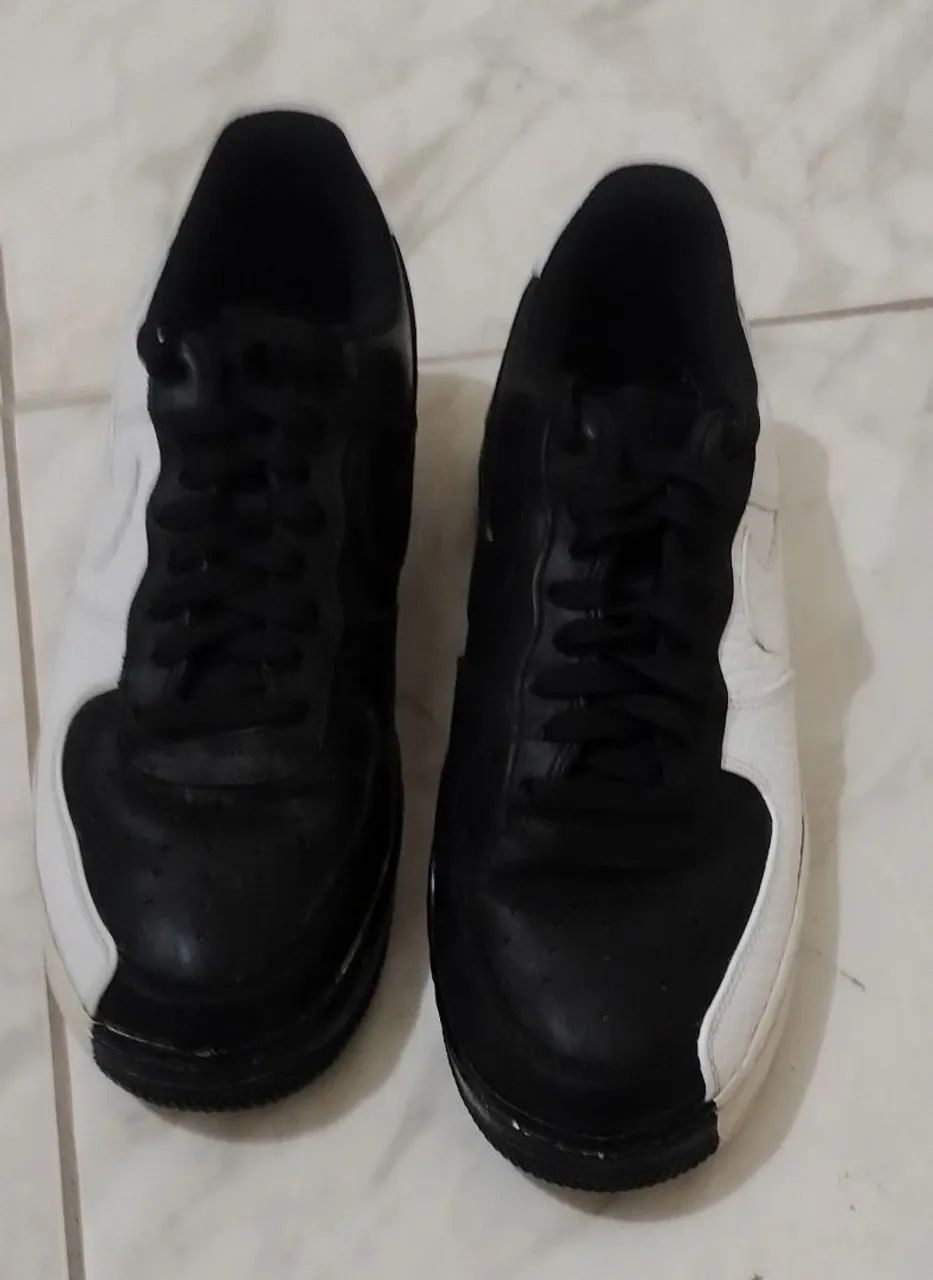 Tênis Nike Air Force 1 '07 PRM "Split" (Yin Yang) - Foto 5