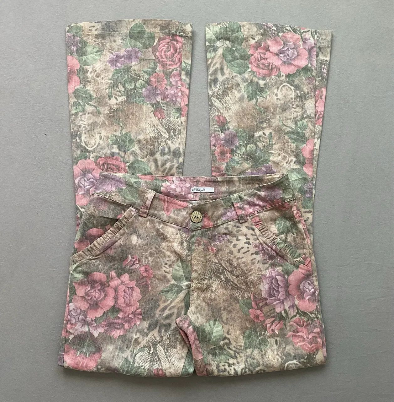 Calça Flare Hayfa Floral - M