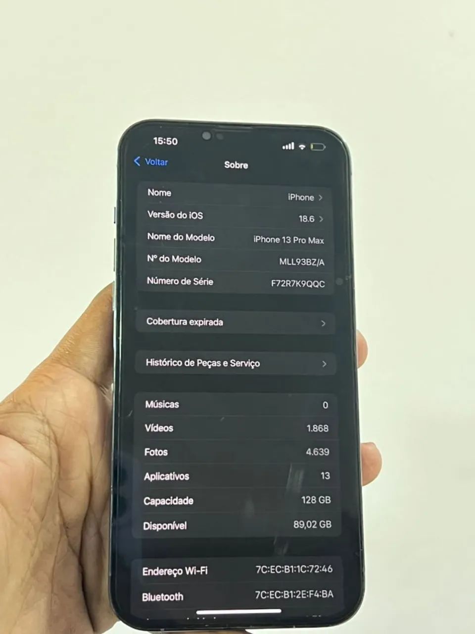 iPhone 13 pro Max tudo original 128GB 80%  - Foto 4