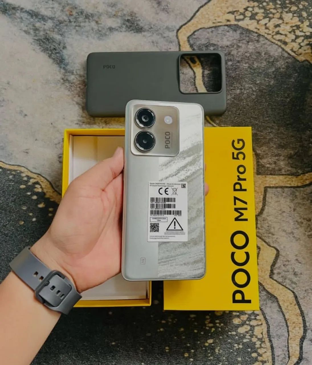 Poco M7 Pro 5G 256GB com NFC completo na caixa! - Foto 2