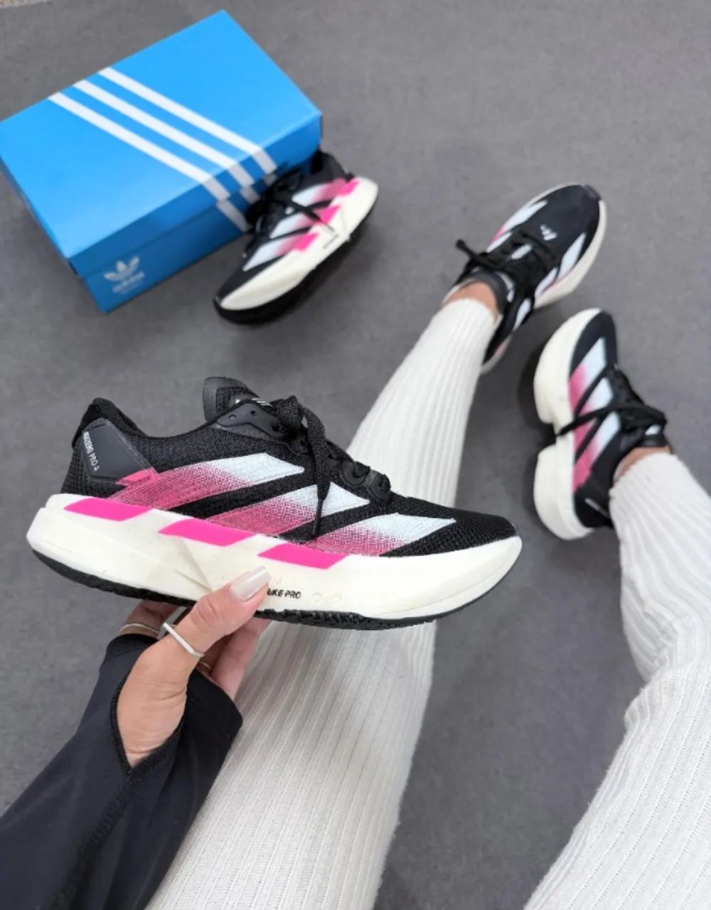 Adidas Adizero adios pro 4 Preto pink 