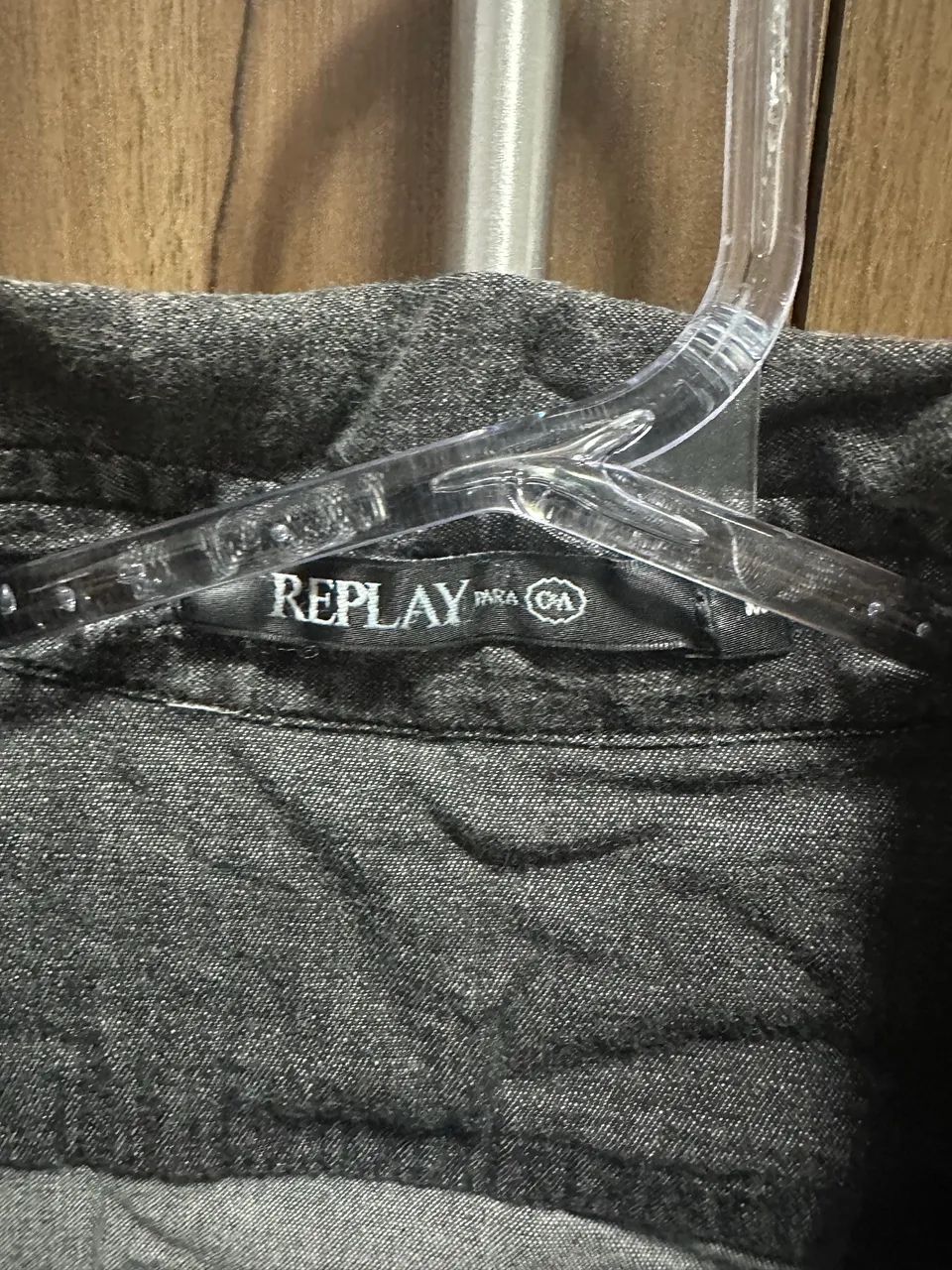 Camisa manga comprida replay - Foto 2