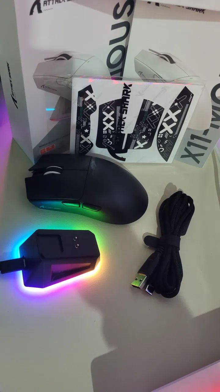 Vendo mouses attack Shark x11 e teclados mecânicos!! - Foto 4