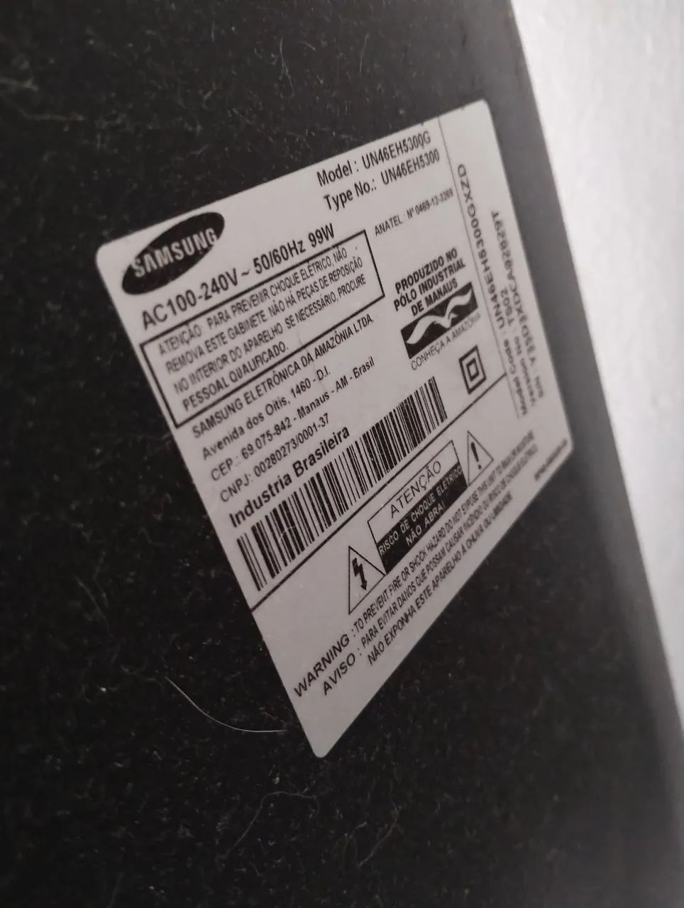 TV Samsung com defeito - Foto 2