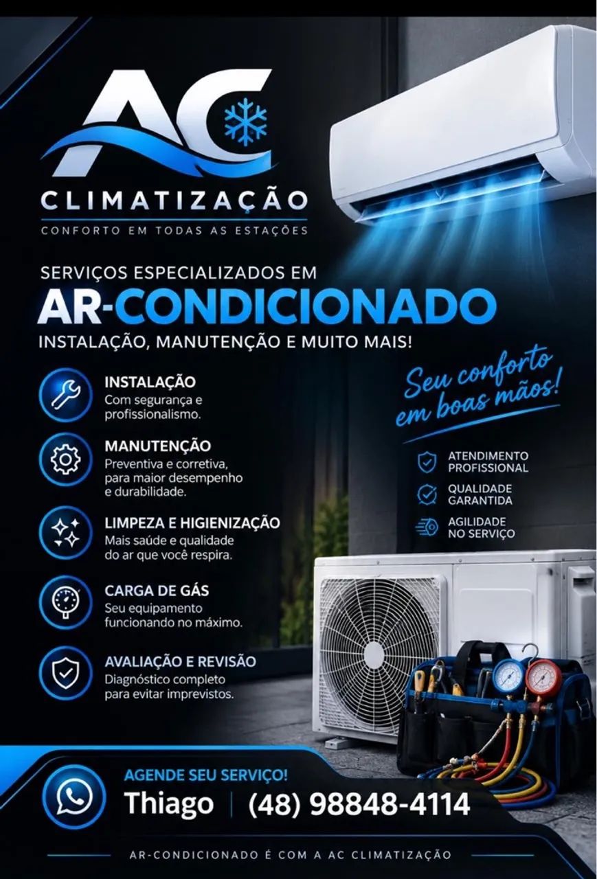 Instalador/ Instalação ar Split  