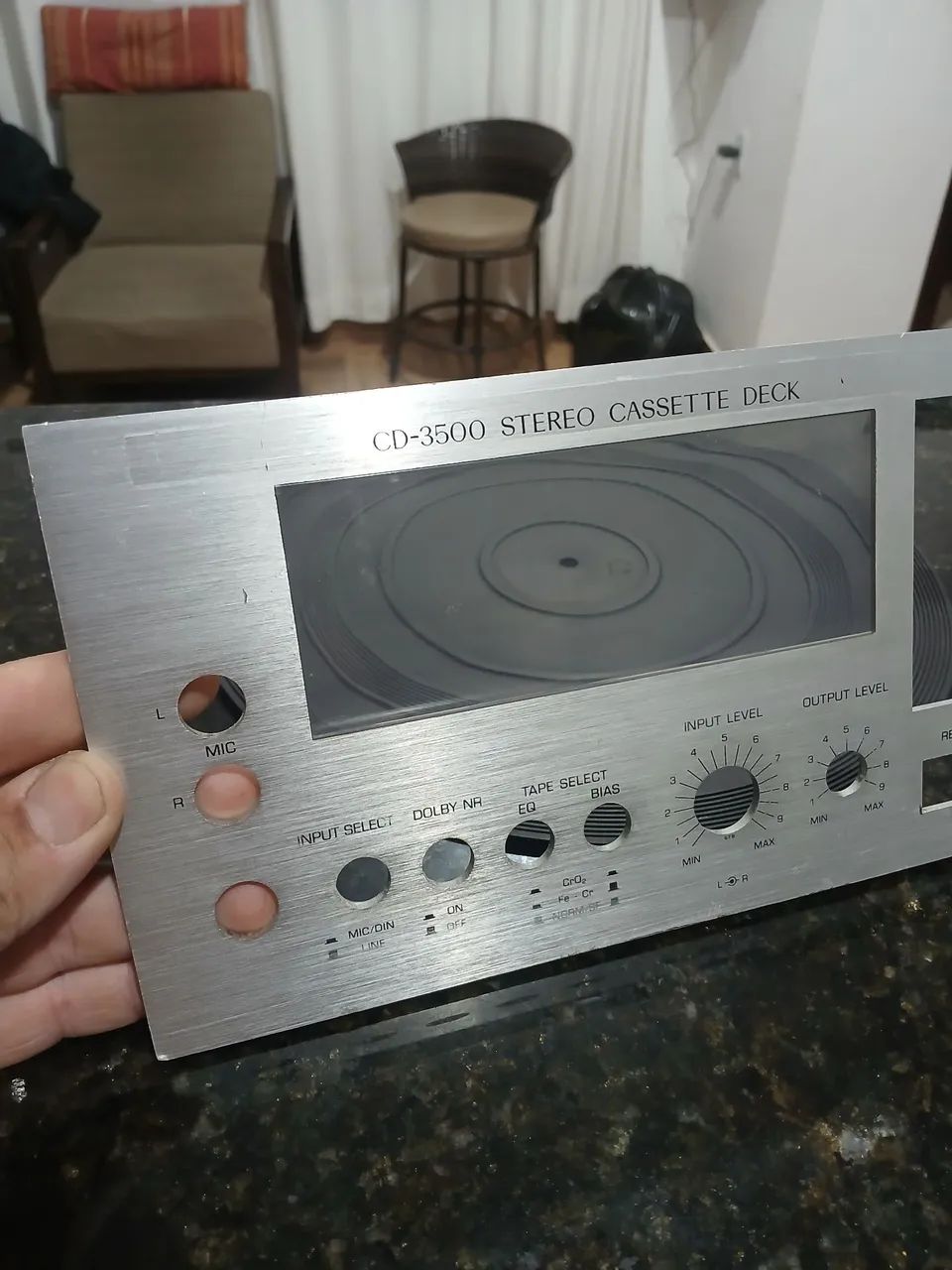 Tape deck Gradiente cd 3500 ( painel frontal) - Foto 3