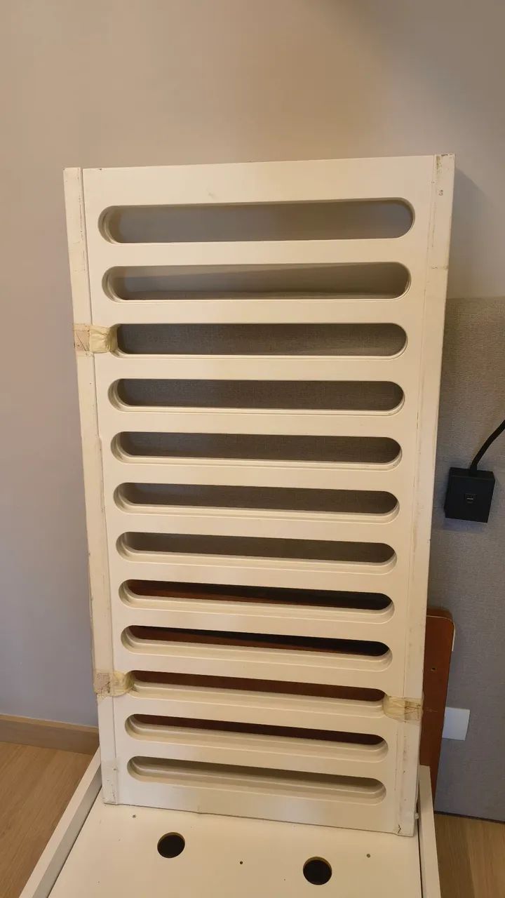 Conjunto Cama/Berço e Cômoda Madeira Maciça. - Foto 3