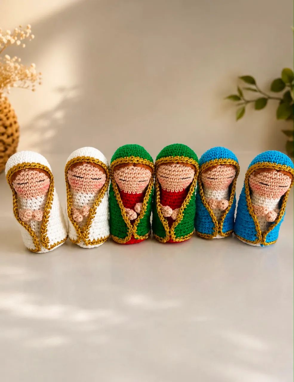 Crochês amigurumi de Nossa Senhora - Foto 2
