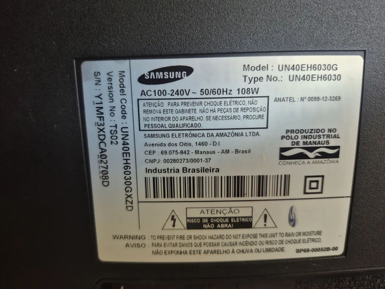 TV Samsung LED 40 Full HD - NÃO É SMART  - Foto 3