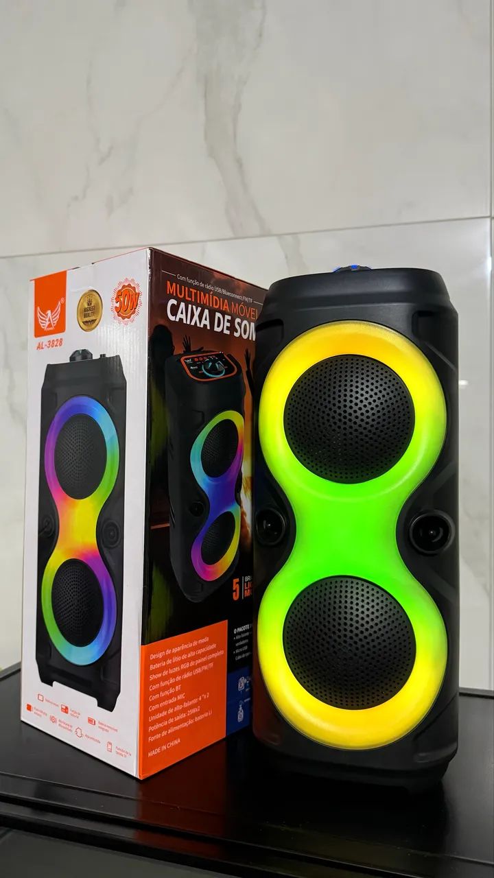Caixa de Som Bluetooth RGB -Nova  - Foto 4