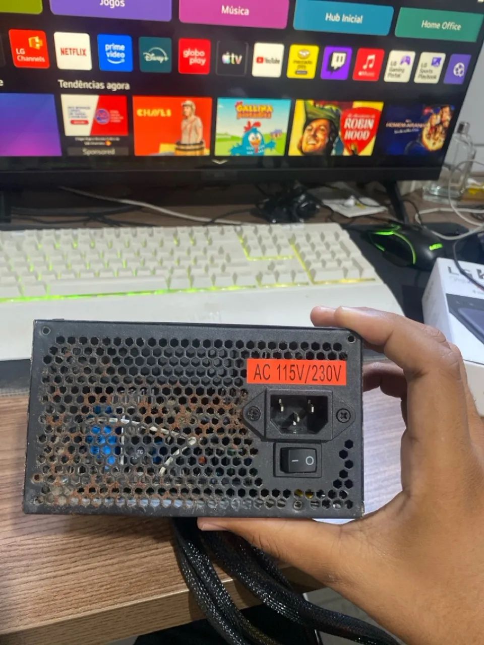 Fonte de pc, porém ta há um tempo parado. - Foto 4